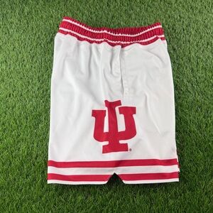 19NINE IU Indiana Hoosiers Game Shorts Sz SMALL  (1975-76) Home White NWOT